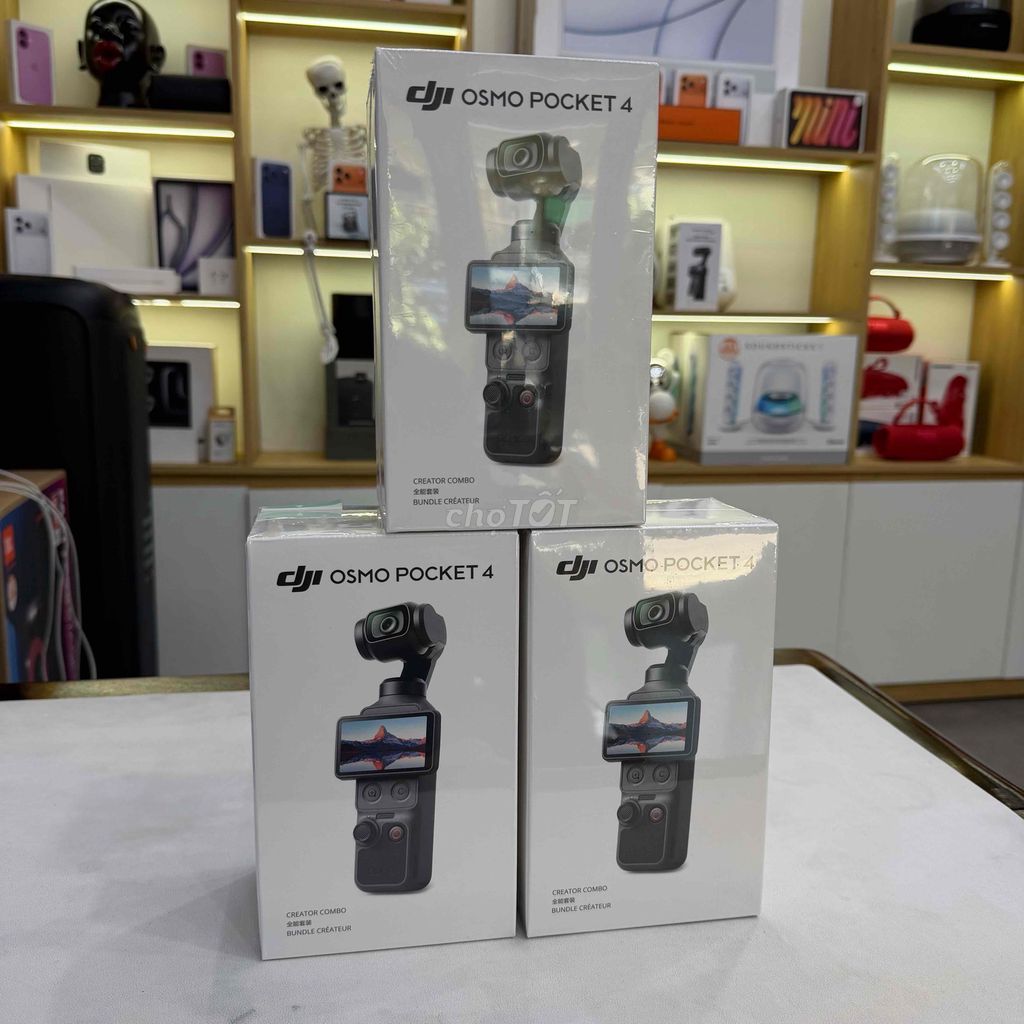 Máy quay DJI Osmo Pocket 4 Fullcombo Mới 100%. Mua bán Máy ảnh, Máy quay tại Quận Thanh Khê Đà Nẵng được đăng bởi 515 STORE 515 Trần Cao Vân TRẢ GÓP BAO ĐẬU hình 1