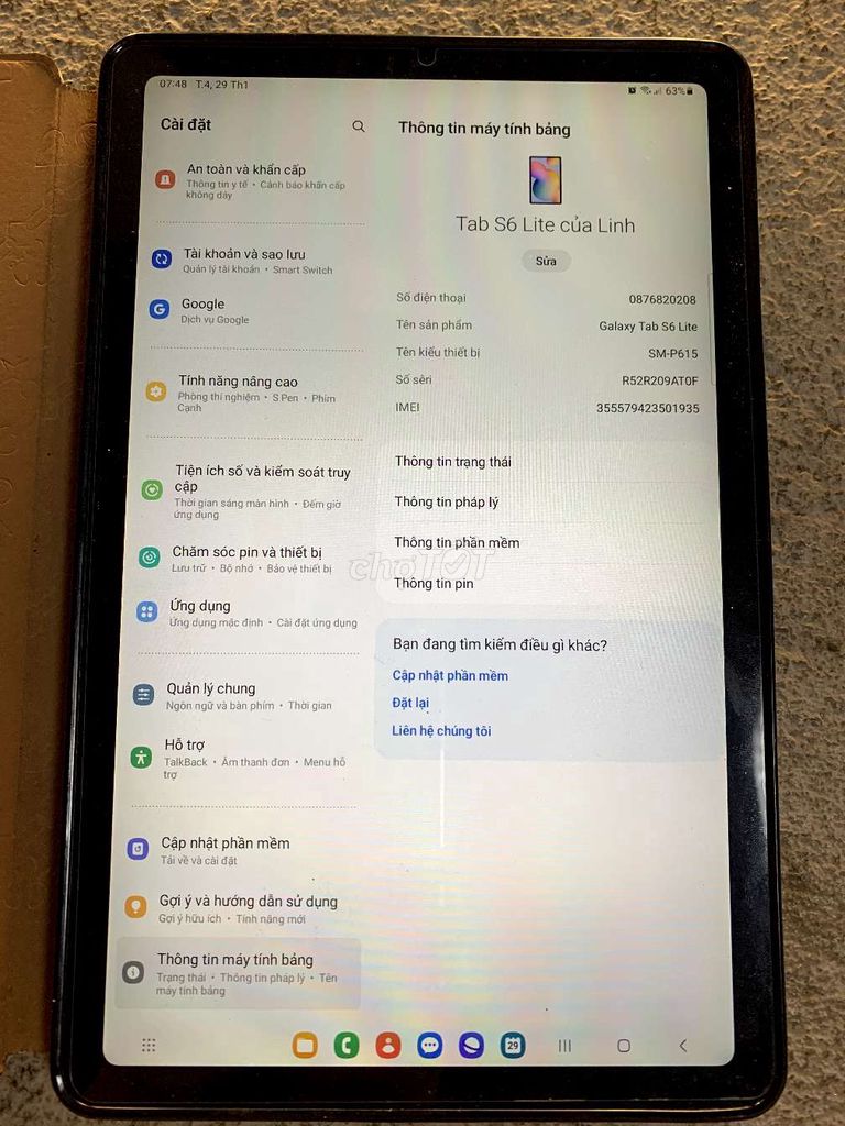 Samsung Galaxy Tab S6 Lite