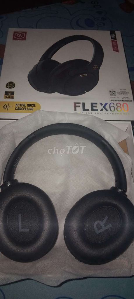 Tai nghe Alpha Works Flex 680 Đen. Mua bán Tivi, Âm thanh tại Thành phố Bảo Lộc Lâm Đồng được đăng bởi PMKhang hình 1