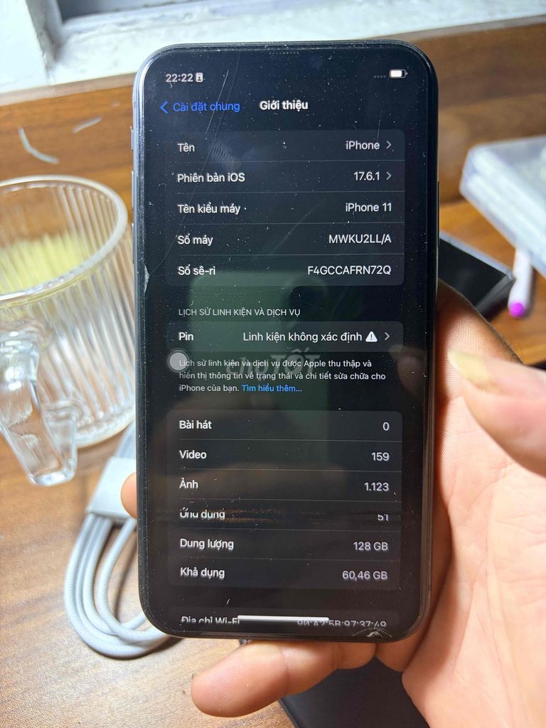 Apple iPhone 11 128GB Đen Đã dùng. Mua bán Điện thoại tại Thành phố Dĩ An Bình Dương được đăng bởi Sơn Nguyễn hình 1