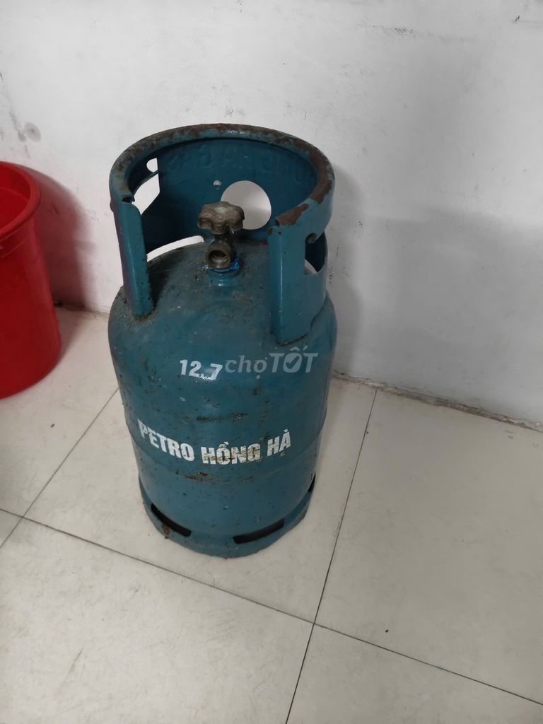 Bình gas Petro Hồng Hà 12.7 kg Xanh. Mua bán Nội thất, đồ gia dụng khác tại Quận Hà Đông Hà Nội được đăng bởi Nguyễn Quang Vinh hình 1