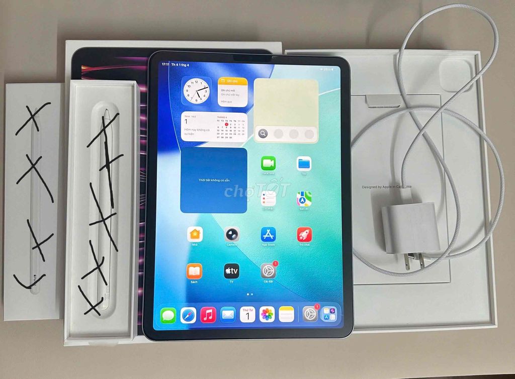 iPadPro M2 11inch 128GB pin93% nguyên bản fullbox. Mua bán Máy tính bảng tại Quận Cầu Giấy Hà Nội được đăng bởi Mr Lee hình 1