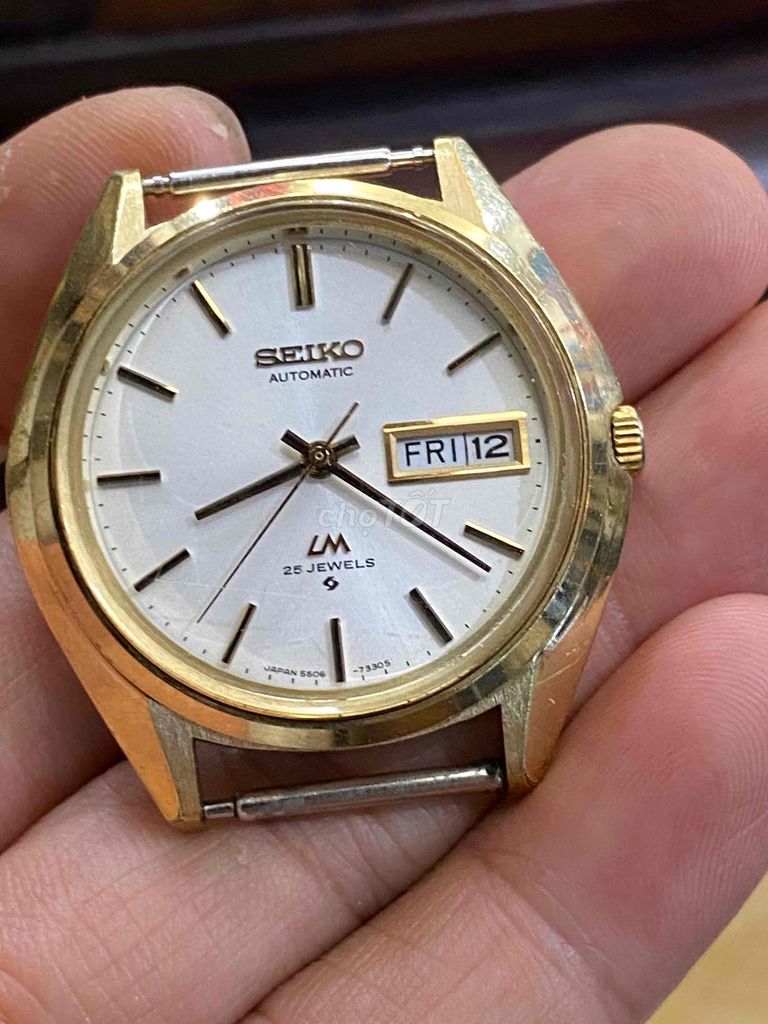 Đồng hồ Seiko LM Automatic Bọc vàng 36mm. Mua bán Đồng hồ tại Quận Hoàng Mai Hà Nội được đăng bởi Hùng Râu Đồng Hồ Cổ hình 1