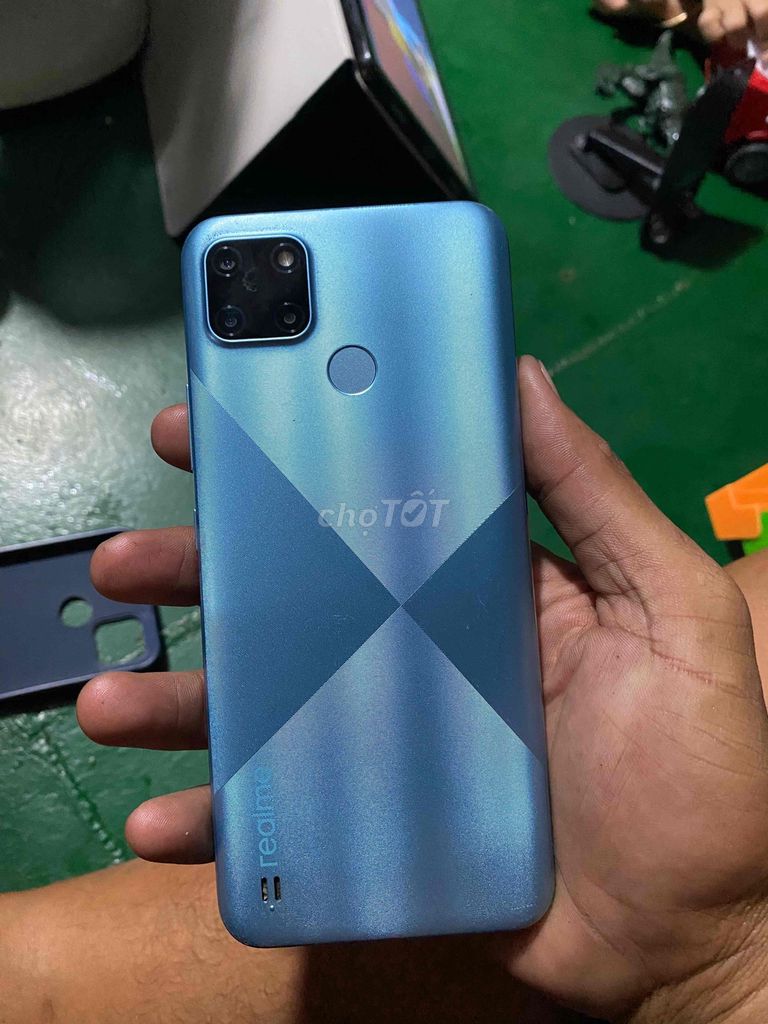 Realme C21Y 32GB Xanh. Mua bán Điện thoại tại Huyện Cù Lao Dung Sóc Trăng được đăng bởi Lộc hình 1