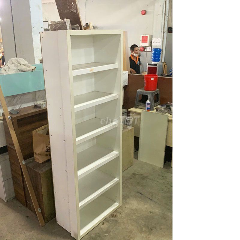 Kệ Sách Gỗ MDF Trắng 70cm Đẹp 90%. Mua bán Tủ, kệ gia đình tại Quận Gò Vấp Tp Hồ Chí Minh được đăng bởi MỸ HOA Thanh Lý  hình 1