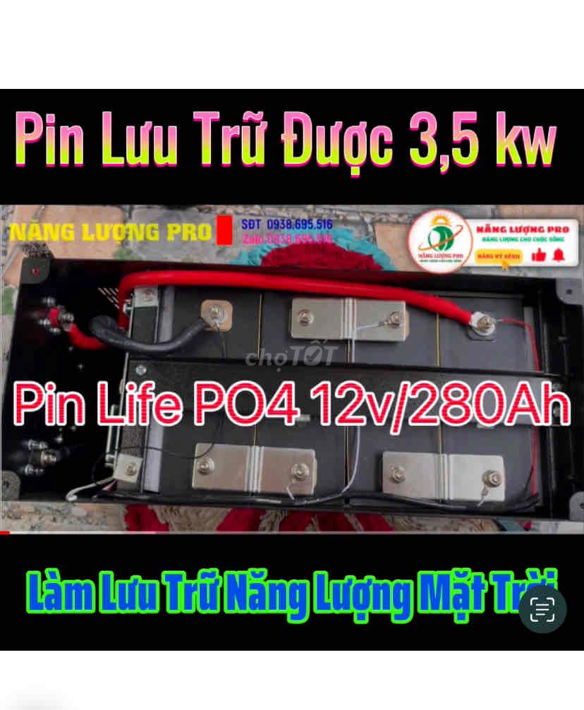 Pin Lưu Trữ Năng Lượng Mặt Trời