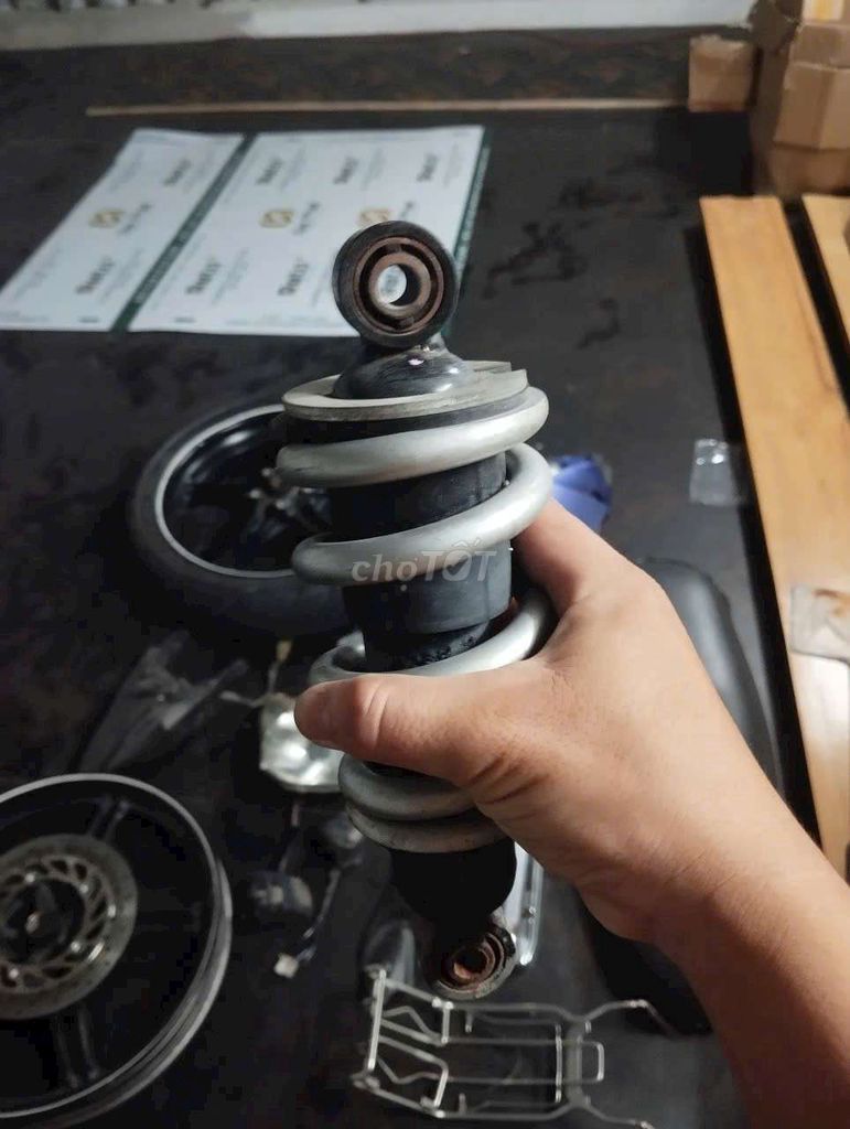 Mâm xe Exciter 150 Kim loại Đen. Mua bán Phụ tùng xe tại Quận Cẩm Lệ Đà Nẵng được đăng bởi Tí Phạm hình 2