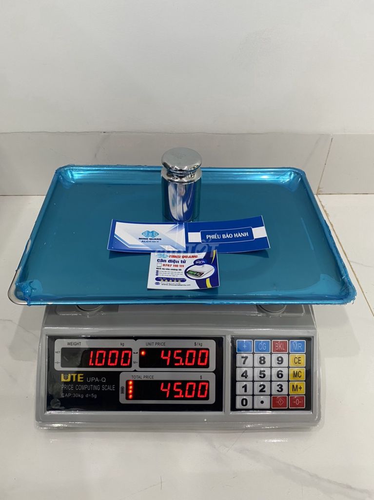 Cân điện tử UTE UPAQ 30kg 5g. Mua bán Đồ chuyên dụng, Giống nuôi trồng tại Thành phố Buôn Ma Thuột Đắk Lắk được đăng bởi CÂN MINH QUANG hình 1