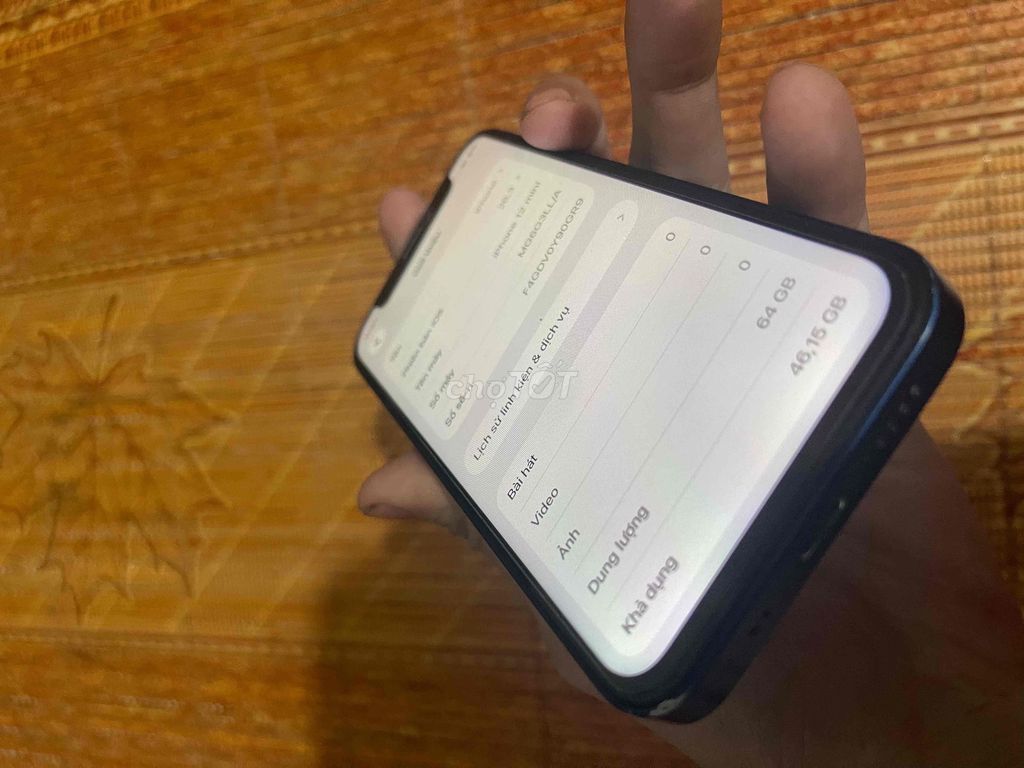iPhone 12 mini 64GB Xanh lock dùng sim ghép. Mua bán Điện thoại tại Huyện Đông Anh Hà Nội được đăng bởi nhat long hình 1