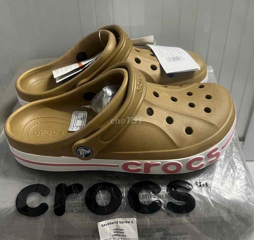 Dép Crocs Sz 40-41 chính hãng Crocs mới Full tab