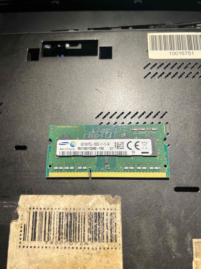 RAM Laptop 4G DDR3L 1600MHz. Mua bán Linh kiện (RAM, Card...) tại Thành phố Dĩ An Bình Dương được đăng bởi Trần Bảo hình 1