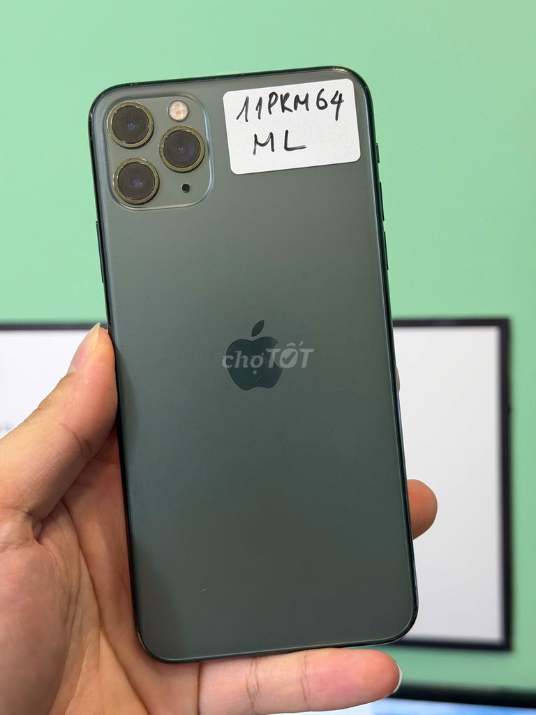 😎iphone 11 pro max quốc tế 64gb thay màn full cn . Mua bán Điện thoại tại Quận Thanh Xuân Hà Nội được đăng bởi Thành Vũ Mobile hình 1