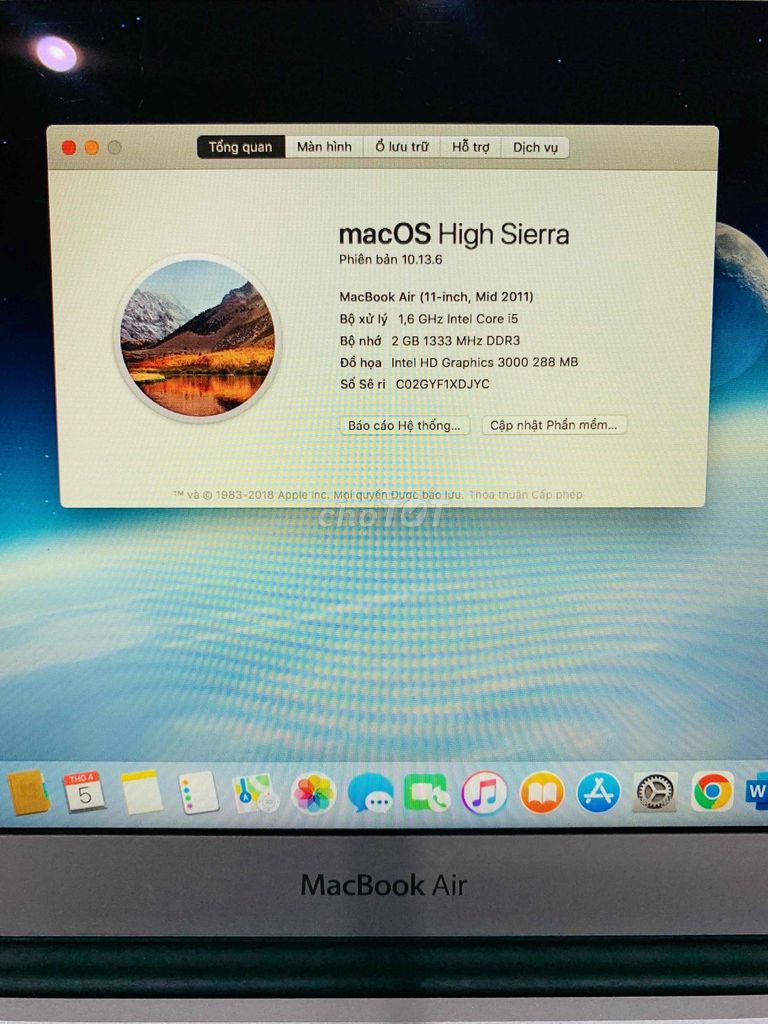 💻 Macbook Air 11-inch i5 Silver 64GB 💻