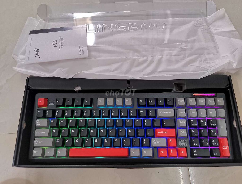 Lingbao K98 New (freeship cod). Mua bán Phụ kiện (Màn hình, Chuột...) tại Huyện Ea Kar Đắk Lắk được đăng bởi Kiệt Nguyễn hình 1