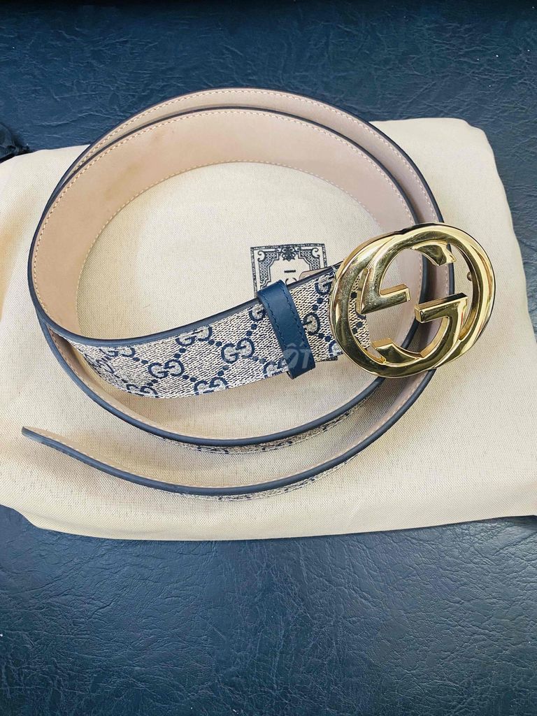 Thắt lưng Gucci Unisex Nâu Xanh. Mua bán Phụ kiện thời trang khác tại Quận 3 Tp Hồ Chí Minh được đăng bởi PhươnG Trần hình 1