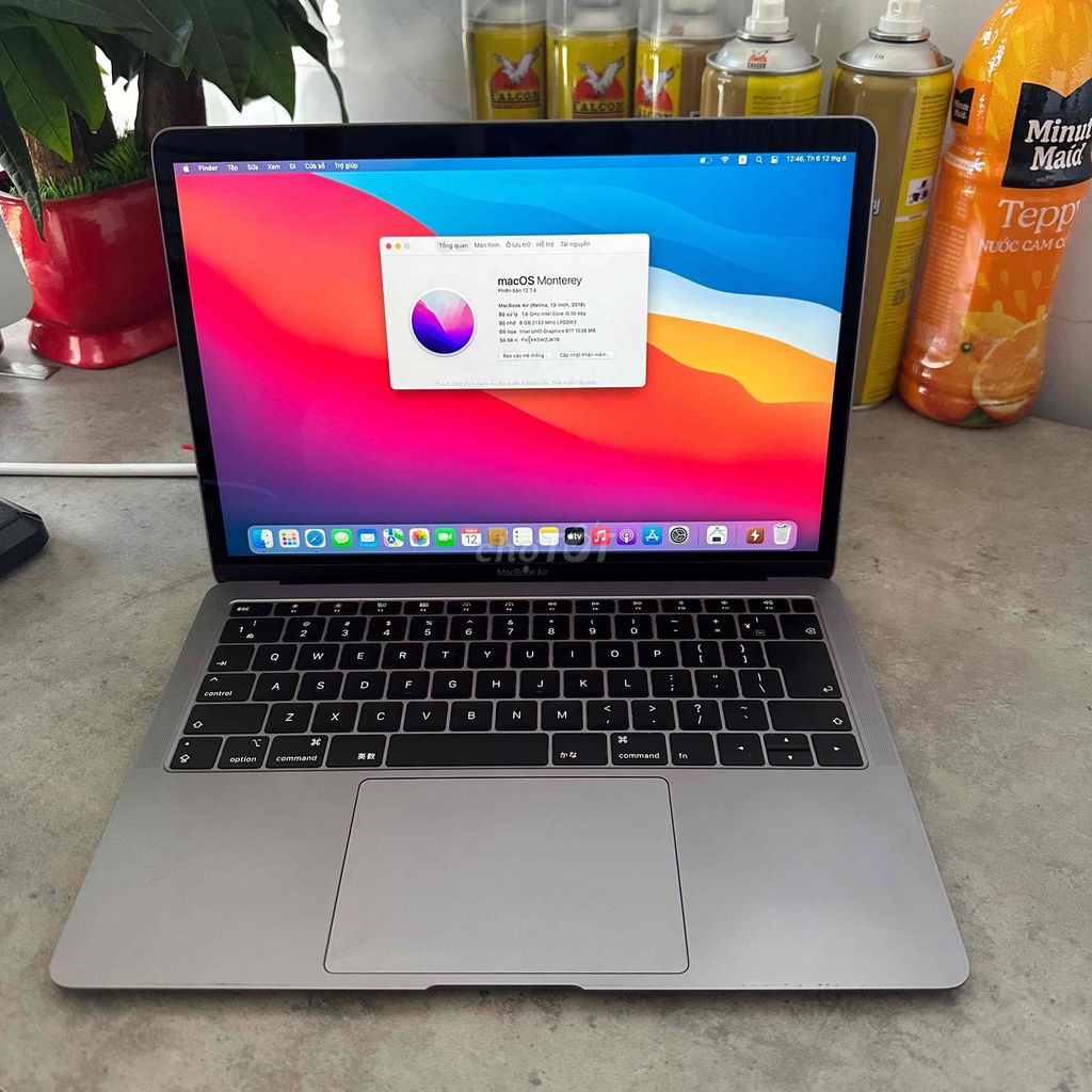 Apple MacBook Air 2018 8GB/256GB Xám. Mua bán Laptop tại Quận Hải Châu Đà Nẵng được đăng bởi DN Team 46 Nguyễn Trác hình 1