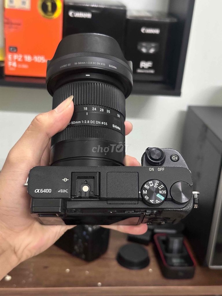 Máy ảnh Sony A6400 Đen Sigma 18-50mm. Mua bán Máy ảnh, Máy quay tại Quận Thanh Khê Đà Nẵng được đăng bởi Lê Văn Thống hình 1