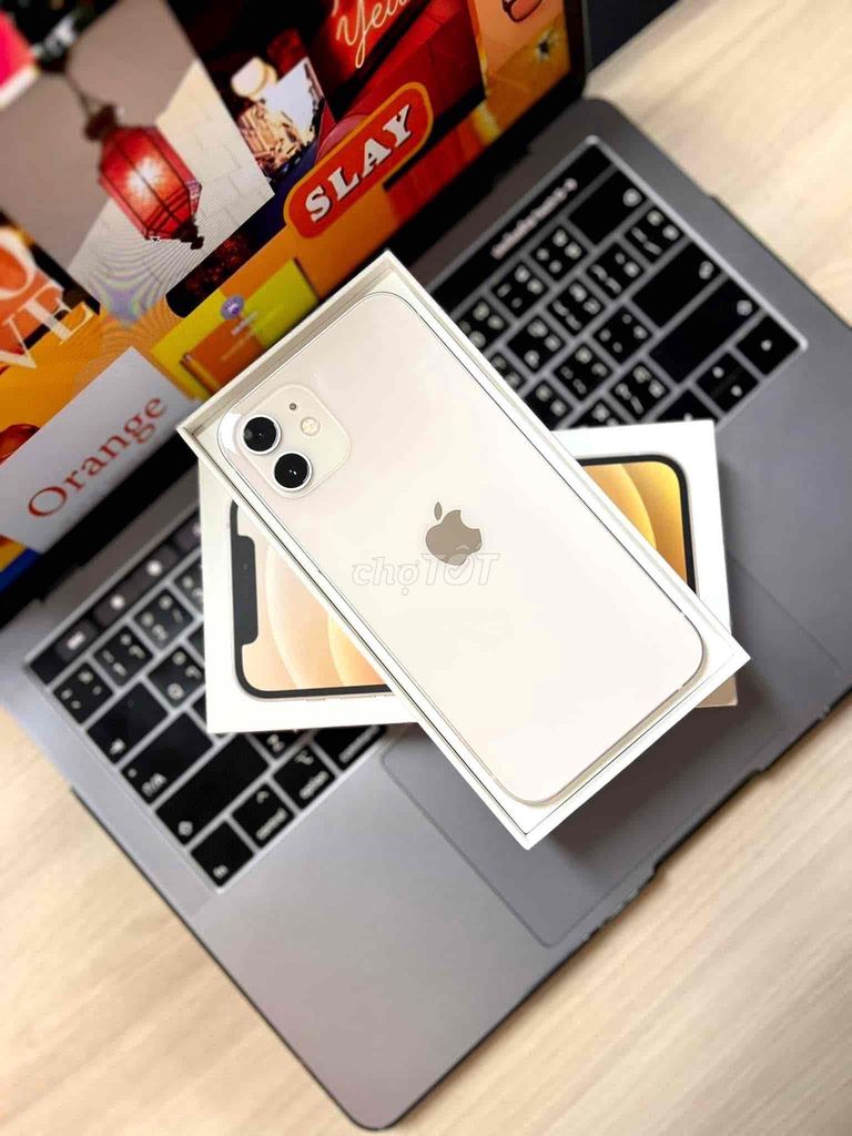 iPhone 12 128GB Trắng FULLBOX BH APPLE 03/2023. Mua bán Điện thoại tại Quận 10 Tp Hồ Chí Minh được đăng bởi iStockHCM hình 1