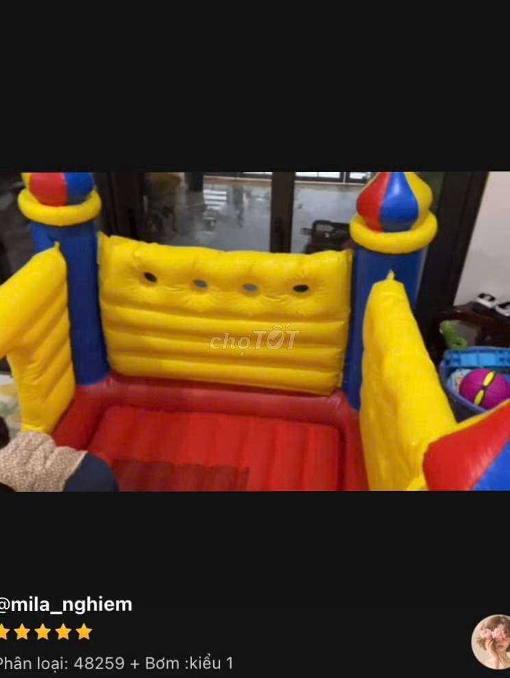 Nhà hơi trẻ em 48259. Mua bán Mẹ và bé tại Quận 12 Tp Hồ Chí Minh được đăng bởi Hoàng hình 1