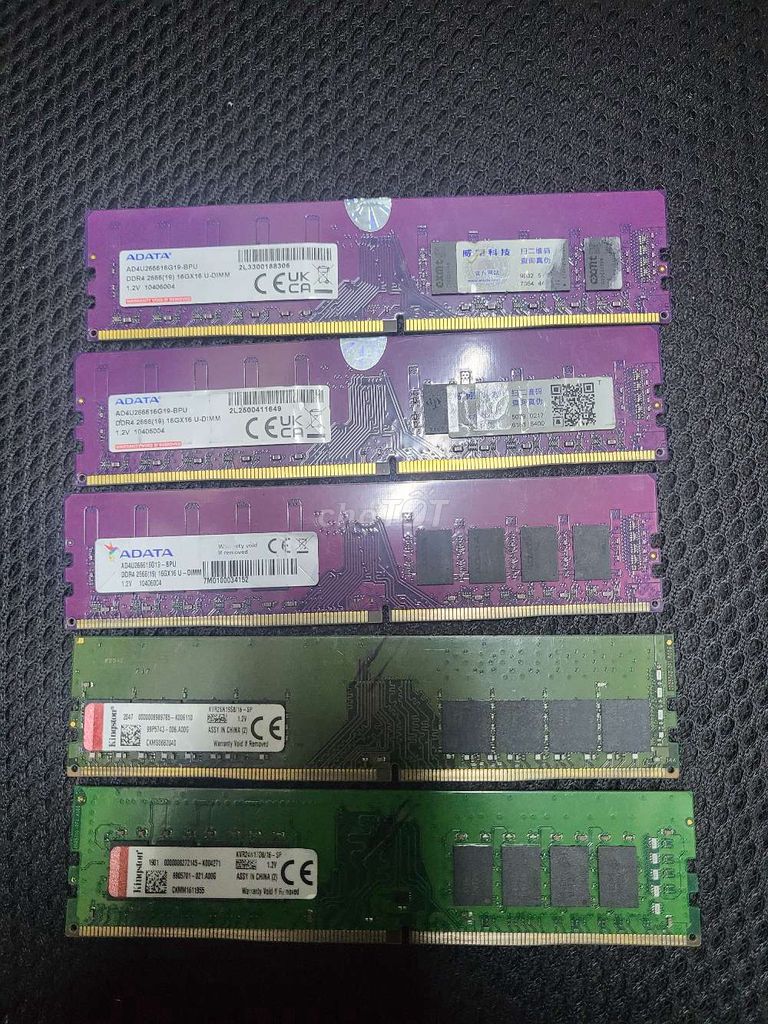 RAM Kingston DDR4 16GB 2666MHz. Mua bán Linh kiện (RAM, Card...) tại Quận Tân Phú Tp Hồ Chí Minh được đăng bởi Nguyễn Duy Nam hình 1