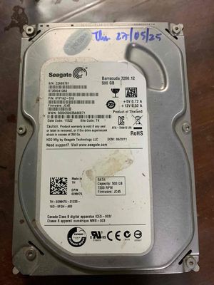 Hdd 3.5 500g. Mua bán Linh kiện (RAM, Card...) tại Thành phố Long Xuyên An Giang được đăng bởi Minh Anh computer