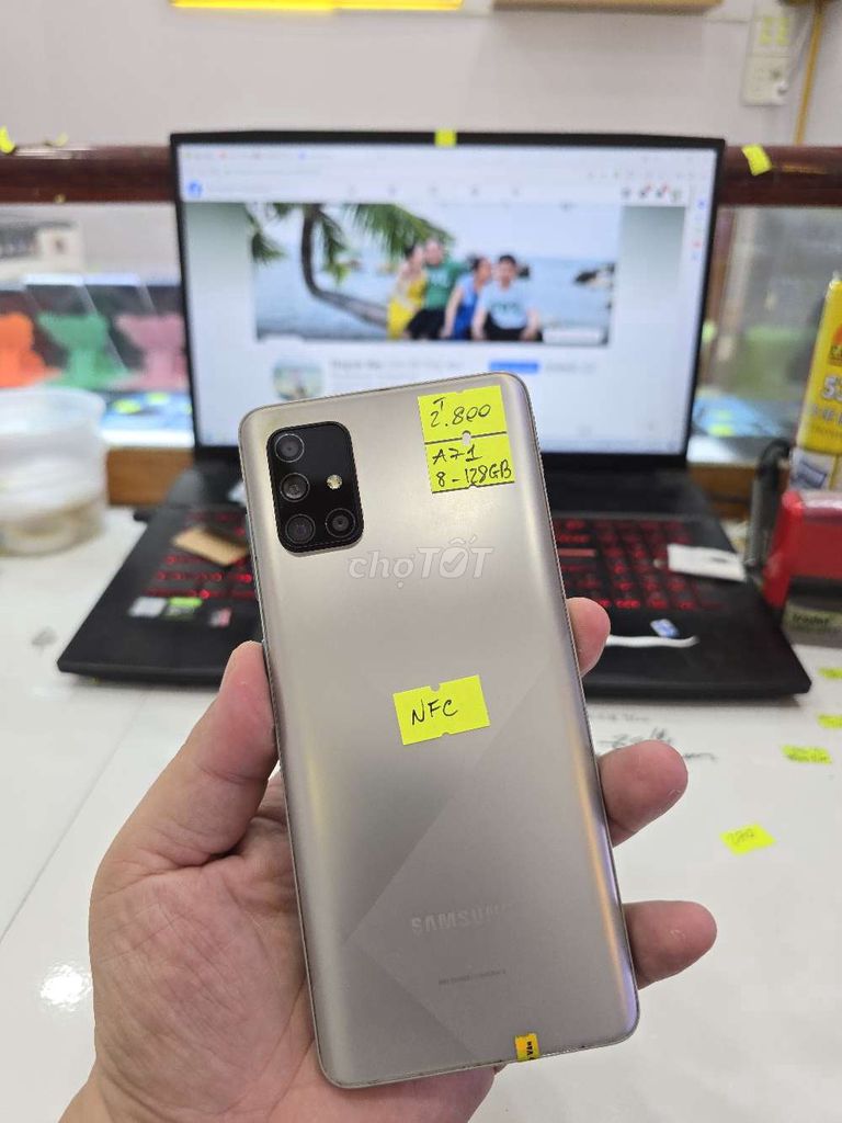 Samsung Galaxy A71 - Có NFC. Mua bán Điện thoại tại Thành phố Long Xuyên An Giang được đăng bởi Facebook Cầm Đồ Thúy Vân hình 1