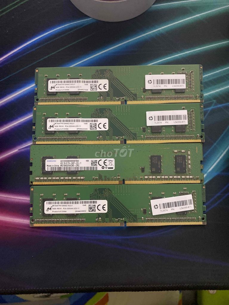 RAM máy tính-PC DDR4/4GB Bus 2400-3200