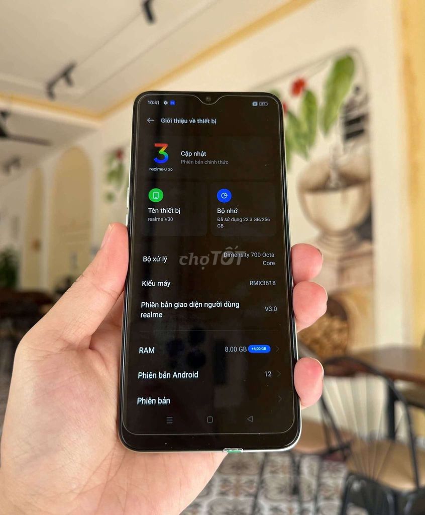 Realme V30 Dimensity 700 8GB/256GB, ib em ạ. Mua bán Điện thoại tại Quận Gò Vấp Tp Hồ Chí Minh được đăng bởi Thoai Dinh hình 1