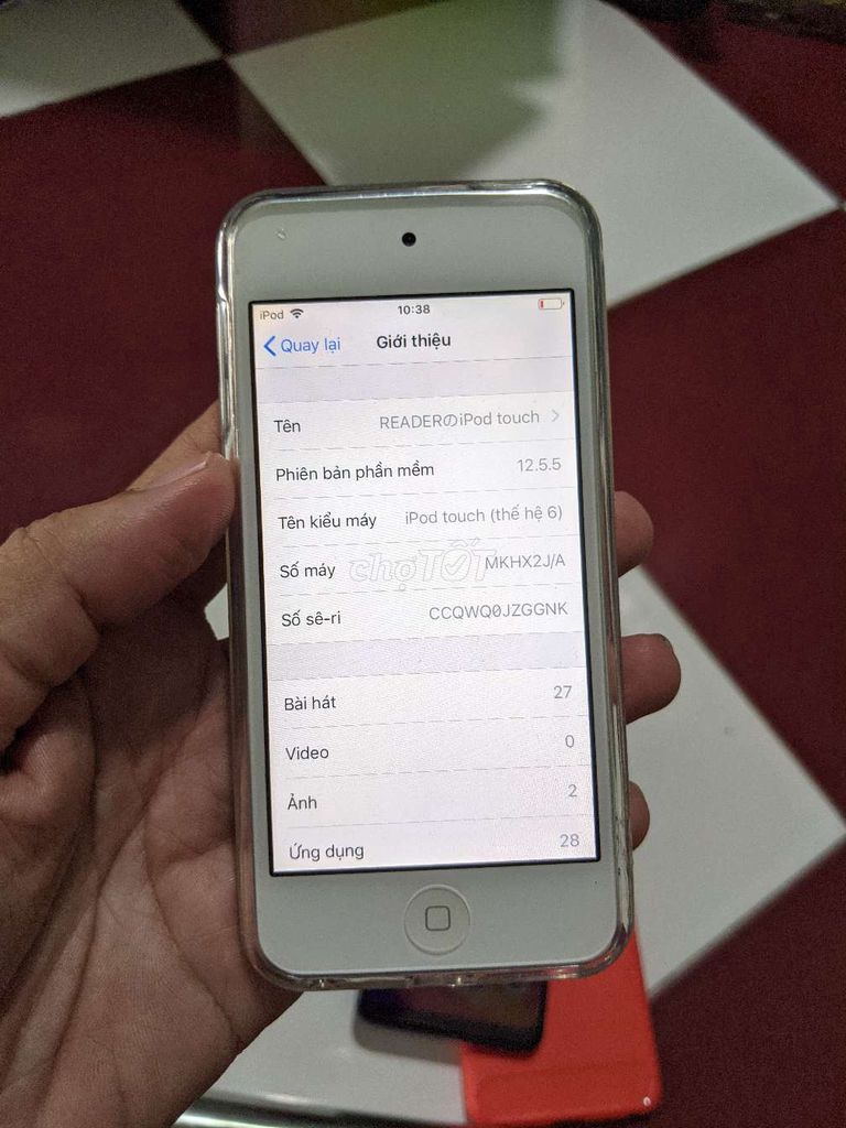 Máy nghe nhạc Apple iPod Touch Gen 6 32GB Bạc. Mua bán Tivi, Âm thanh tại Quận Phú Nhuận Tp Hồ Chí Minh được đăng bởi HuyTran hình 1