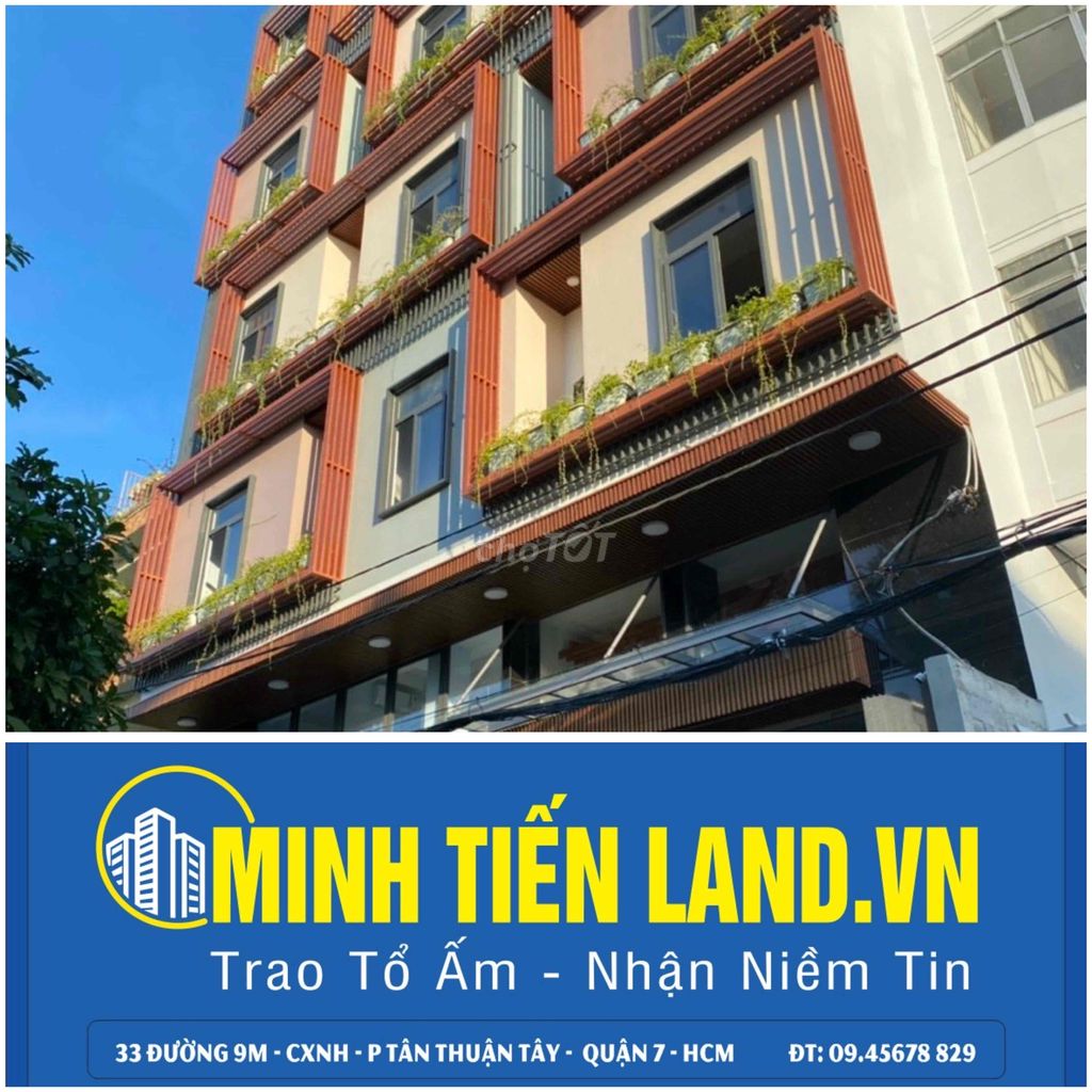 Bán toà nhà căn họi cao cấp đường 14m Tân Quy Quận 7