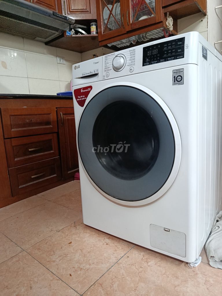 Máy giặt LG 8kg cửa ngang Trắng. Mua bán Máy giặt tại Quận Tây Hồ Hà Nội được đăng bởi Vũ văn tuân hình 1