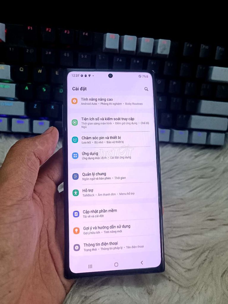 SAMSUNG NOTE 10 PLUS 12GB.256GB PIN 4300. Mua bán Điện thoại tại Quận Bình Thạnh Tp Hồ Chí Minh được đăng bởi Dân Mobile hình 4