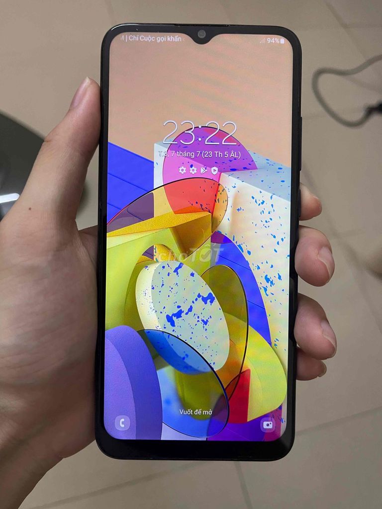 Samsung Galaxy A02s Xanh Chưa sửa chữa. Mua bán Điện thoại tại Quận Hai Bà Trưng Hà Nội được đăng bởi nguyễn văn chung hình 1