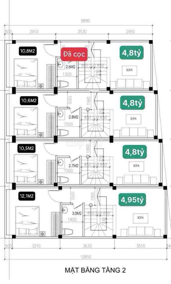 nhà Di Trạch - gần uỷ ban - 4 tầng - ko quy hoạch - ngõ nông rộng