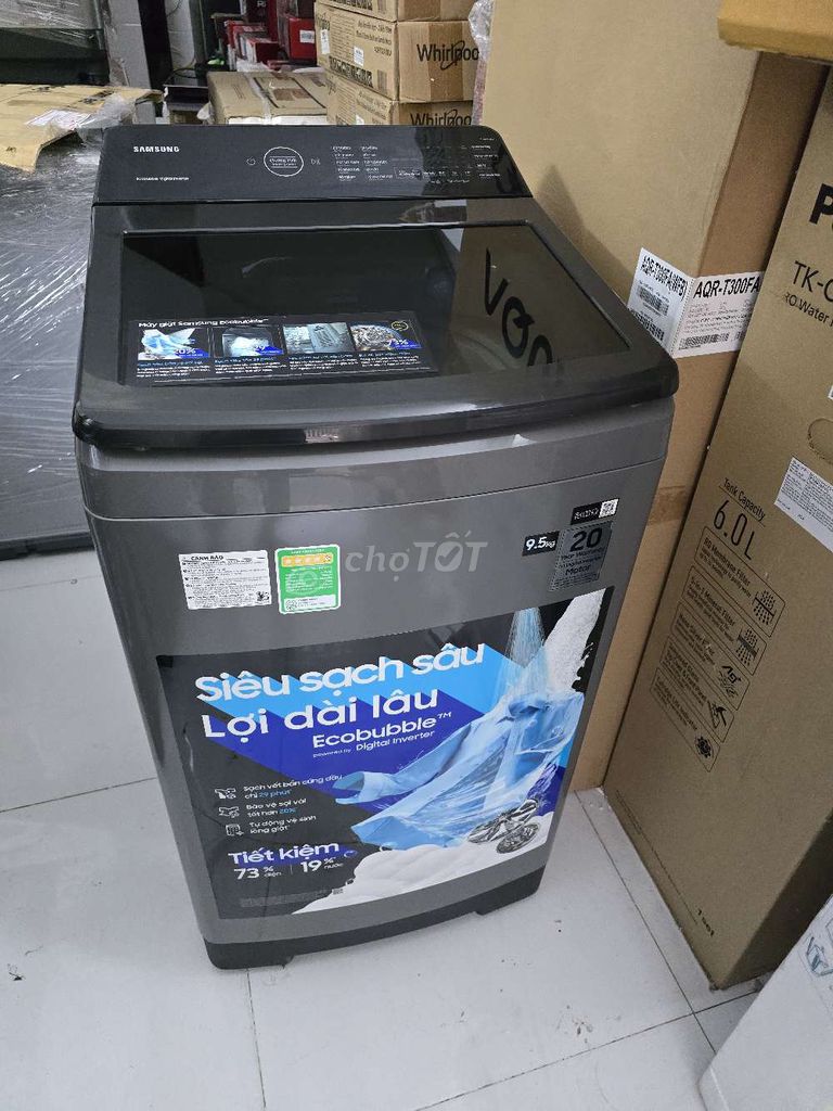 Máy giặt Samsung 9.5 kg inverter Mới. Mua bán Máy giặt tại Quận 6 Tp Hồ Chí Minh được đăng bởi Đăng Dương hình 1