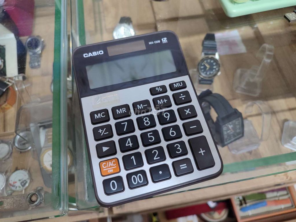 Máy tính Casio MX-120B Đen, Bạc Đã sử dụng. Mua bán Đồ dùng văn phòng tại Quận Cái Răng Cần Thơ được đăng bởi Maidosi hình 1