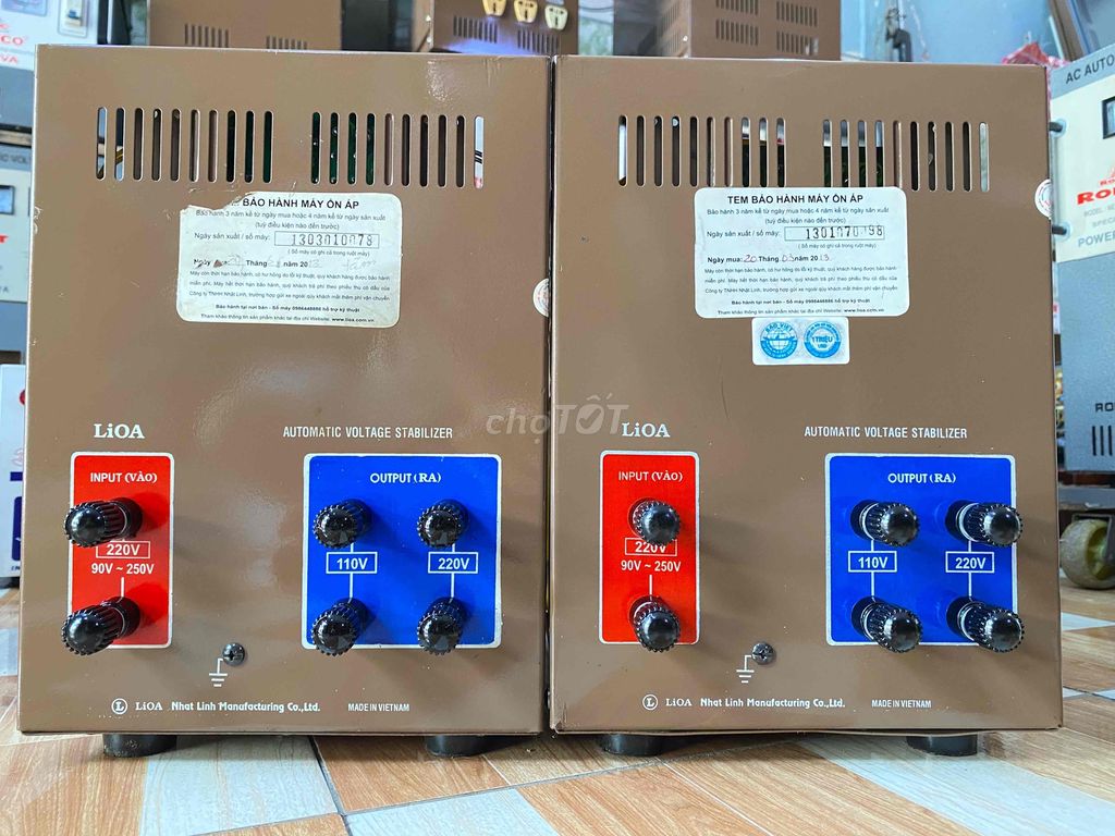 ổn áp LIOA DRI-5000 dãi 90v-250v nguyên zin