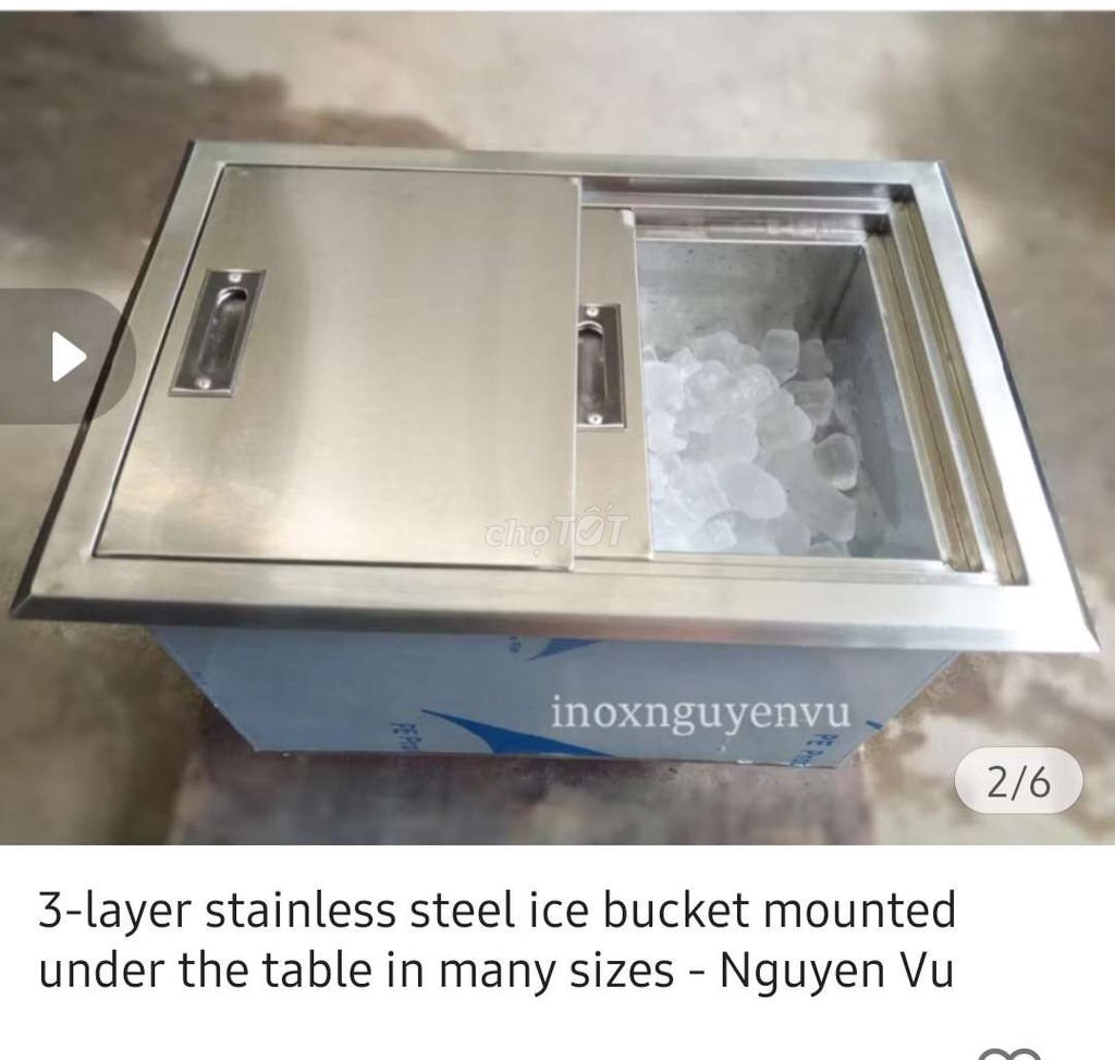 Thùng đá âm bàn Nguyễn Vũ. Mua bán Dụng cụ nhà bếp tại Quận 1 Tp Hồ Chí Minh được đăng bởi Mojib Rahman hình 1