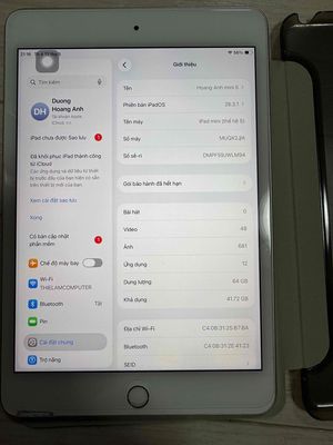 Apple iPad Mini 5 64GB Bạc