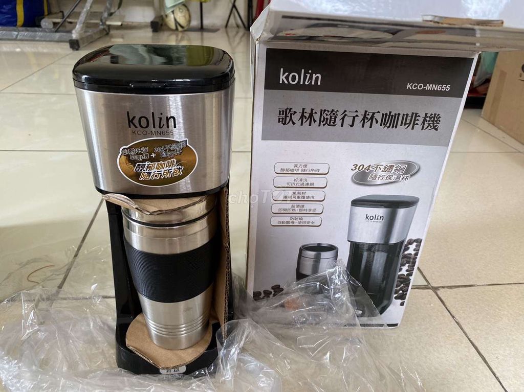 Máy fa cà phê cốc Kolin KCO-MN655 sach tay