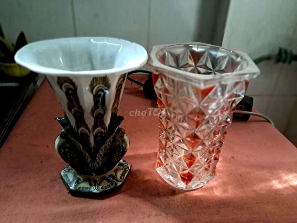 Bình chưng bông Thủy tinh. Mua bán Cây cảnh, đồ trang trí tại Quận 4 Tp Hồ Chí Minh được đăng bởi Khánh Ngân hình 1