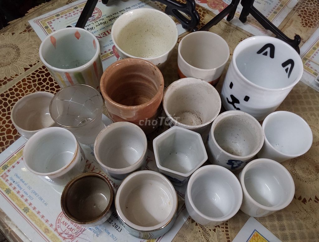 Ly uống trà Gốm sứ nhiều màu. Mua bán Dụng cụ nhà bếp tại Quận Bình Thuỷ Cần Thơ được đăng bởi tuấn hình 1