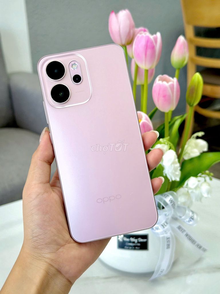 Oppo Reno14 F 5G 12GB/256GB Hồng BHCH 14/09/2026. Mua bán Điện thoại tại Quận Liên Chiểu Đà Nẵng được đăng bởi Gia Minh Shop hình 1
