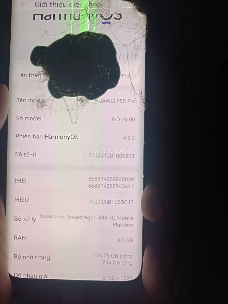 Huawei P50 Pro 256GB Trắng. Mua bán Điện thoại tại Quận 12 Tp Hồ Chí Minh được đăng bởi Hội Đồ Điện Tử hình 1