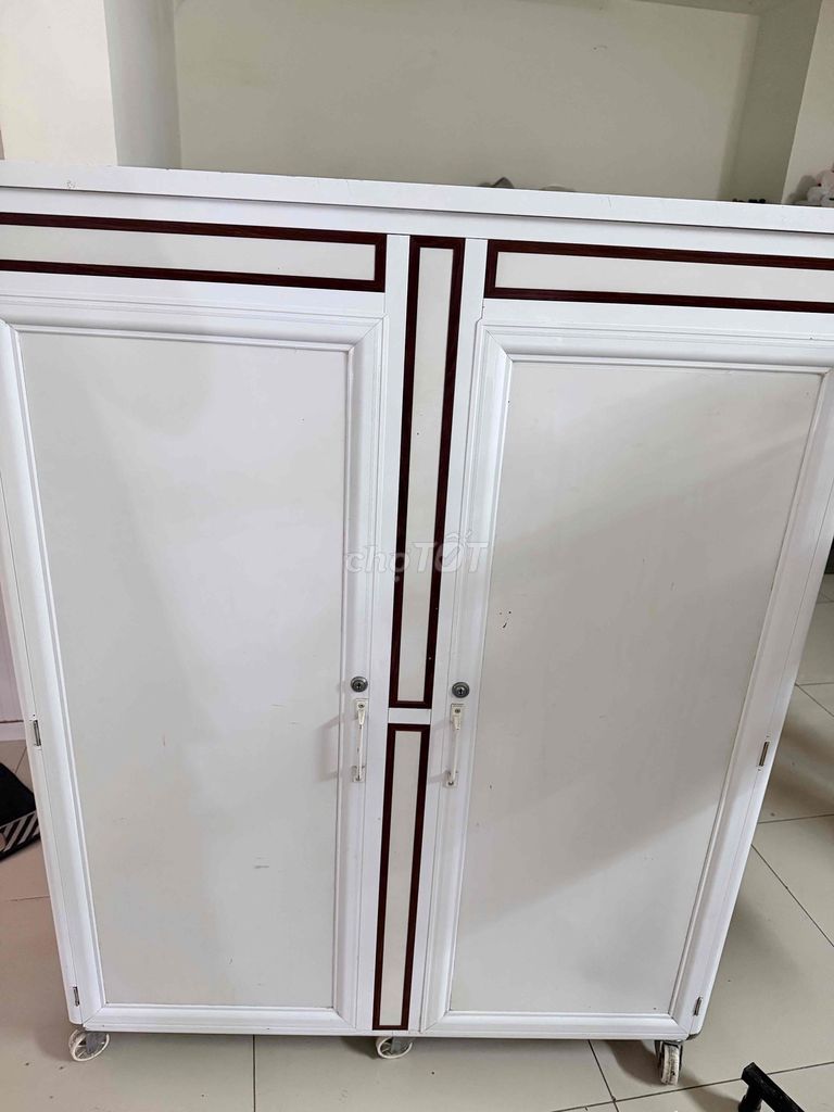 Tủ quần áo Nhôm Trắng 1m4x1m đã sử dụng. Mua bán Tủ, kệ gia đình tại Quận Bình Thạnh Tp Hồ Chí Minh được đăng bởi Hoài Anh hình 1