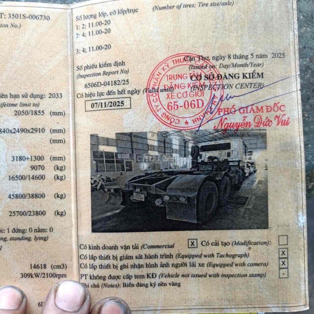 đầu kéo. Mua bán Xe tải, xe ben tại Huyện Bàu Bàng Bình Dương được đăng bởi huy bình dương hình 6