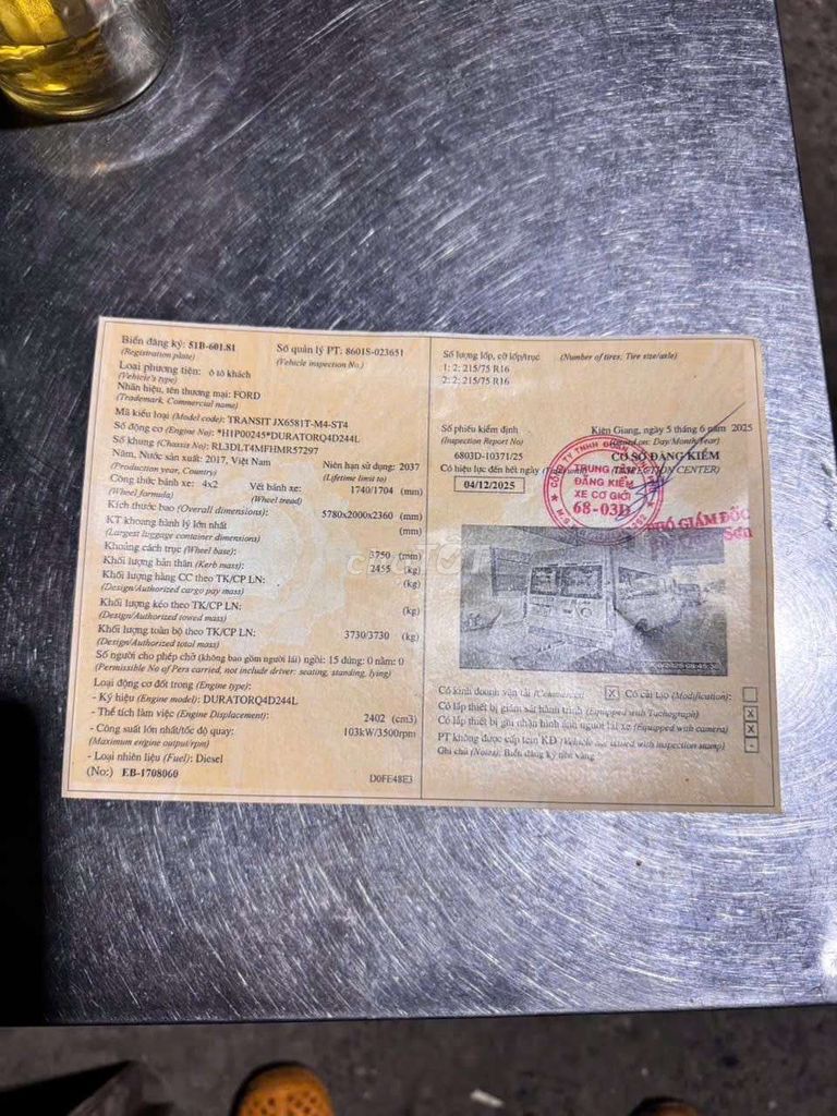 Ford transit đời 2017 khách 16 chỗ ngồi 9 chủ. Mua bán Ô tô tại Quận Bình Tân Tp Hồ Chí Minh được đăng bởi thành tâm  hình 10