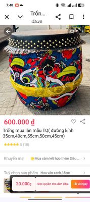Bán trống múa lân như hình. Mua bán Nhạc cụ tại Quận Cẩm Lệ Đà Nẵng được đăng bởi hoàng khang