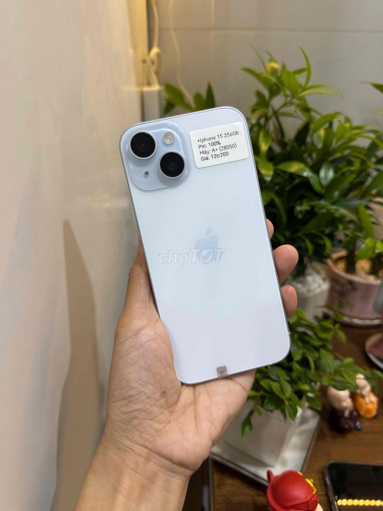 iPhone 15 256G Quốc tế Xanh blue P100 Zin Đẹp 99. Mua bán Điện thoại tại Huyện Hóc Môn Tp Hồ Chí Minh được đăng bởi Thu hình 1