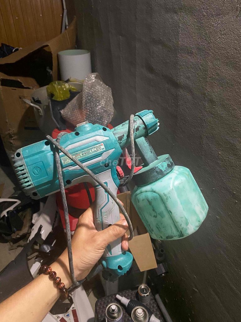 Máy phun sơn Total Xanh ngọc. Mua bán Đồ chuyên dụng, Giống nuôi trồng tại Thị xã Đông Hòa Phú Yên được đăng bởi Thế Bính hình 1